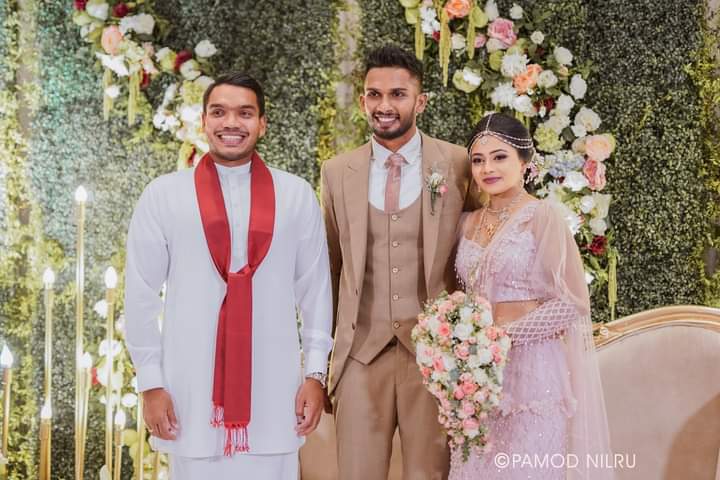 Pictures : Sri Lankan Cricketer Dasun Shanaka's wedding - NewsWire